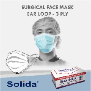 3 Ply Earloop Surgical Face Mask
