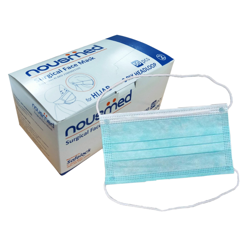 NOUSMED® SURGICAL FACE MASK HEADLOOP